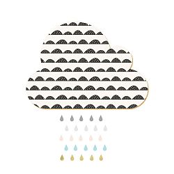 White Cloud With Pastel Drops üzenőtábla, 57 x 40 cm - Dekornik