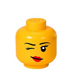Winky sárga fejformájú tárolódoboz - LEGO®