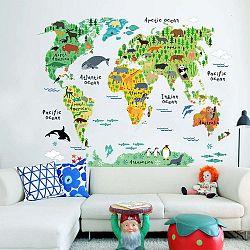 World Map gyerek falmatrica - Ambiance