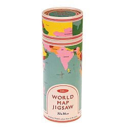 World Map puzzle tubusban - Rex London