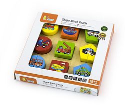 Fa puzzle formakereső - járművek