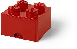 LEGO Fiókos tároló doboz 4 - piros színben