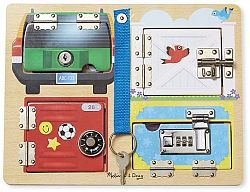 Melissa & Doug játéktábla zárakkal