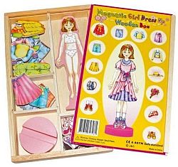 Öltöztethető mágneses baba - Magda