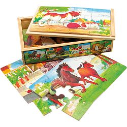 Bino Állatkák Dobozos Puzzle