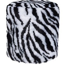 Koopman Puff műbőrből Zebra, 31 x 34 cm