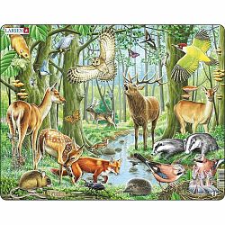 Larsen Puzzle Európai erdő, 40 darab