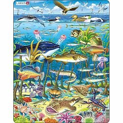 Larsen Puzzle Tengeri állatok, 60 darab