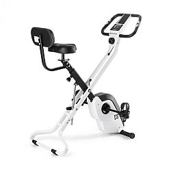 Capital Sports Azura X2 X-bike szobakerékpér, max. 120 kg, pulzusmérő, összecsukható, 4 kg, fehér