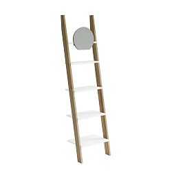 Ashme Ladder fehér létrapolc tükörrel - Ragaba