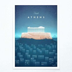 Athens plakát, A2 - Travelposter