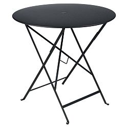 Bistro fekete kerti asztalka, Ø 77 cm - Fermob