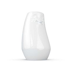 Fehér porcelán 'elégedett' váza - 58products