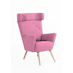 Hajo rózsaszín füles fotel - Max Winzer
