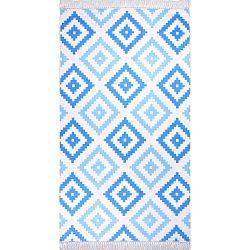 Hali Cift Renk Mavi szőnyeg, 80 x 150 cm - Vitaus