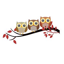 Happy Owls vinil falmatrica