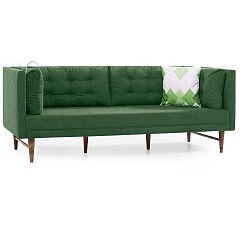 Home Eva zöld háromszemélyes kanapé - Balcab