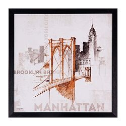 Manhattan kép, 40 x 40 cm - sømcasa