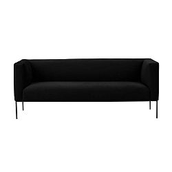 Neptune fekete háromszemélyes kanapé - Windsor & Co Sofas