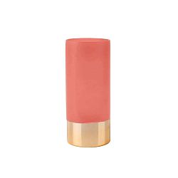 Rózsaszín-arany váza, magasság 18,5 cm - PT LIVING