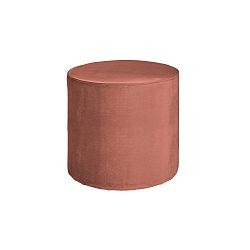 Sara rózsaszín puff, ⌀ 46 cm - WOOOD