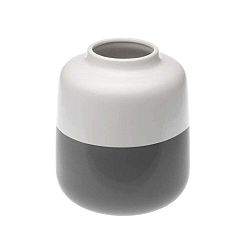 Turno szürke-fehér kerámia váza, magasság 18,5 cm - Versa