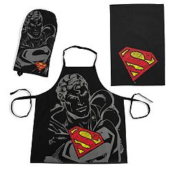 Superman konyhai szett, fekete