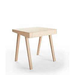 4.9 európai kőrisfa íróasztal, 1 fiókos - EMKO