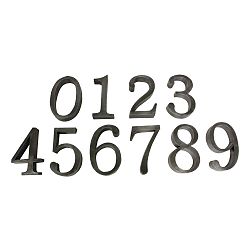 9 darab dekoratív szám - Antic Line