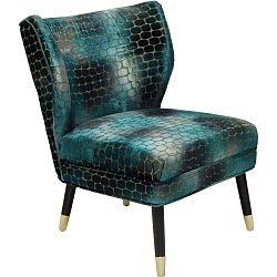 Albero zöld-szürke kárpitozott fotel - RGE