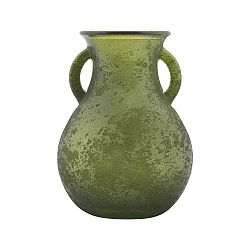 Anfora zöld újrahasznosított üveg váza, ⌀ 11,5 cm - Mauro Ferretti