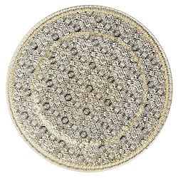 Aranyszínű műanyag tányér, ⌀ 33 cm - InArt