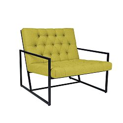 Aster citromsárga fotel - Mazzini Sofas