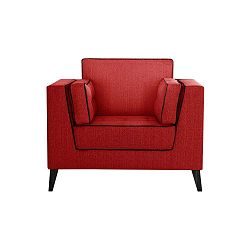 Atalaia Red piros fotel fekete részletekkel - Stella Cadente Maison