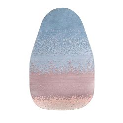 Aube rózsaszín-kék gyapjúszőnyeg, 150 x 229 cm - HARTÔ