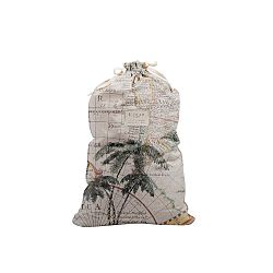 Bag Palm Trees szövet szennyestartó zsák, magasság 75 cm - Linen