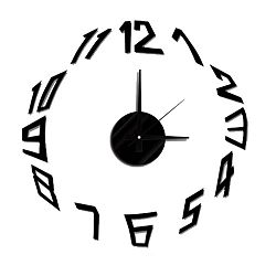 Basic óra alakú falmatrica, ⌀ 50 cm - Mauro Ferretti