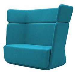 Basket Felt Melange Turquoise türkiz fotel - Softline