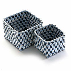 Baskets Small 2 darab kék tárolókosár - Versa