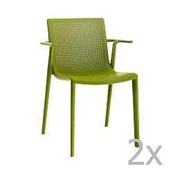 Beekat zöld kerti fotel, 2 db - Resol