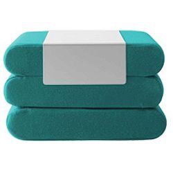 Bingo Eco Cotton Turquoise türkiz kinyitható puff - Softline