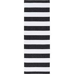 Birkas fekete-fehér bel-/kültéri futószőnyeg, 70 x 250 cm - Narma