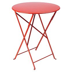 Bistro piros kerti asztalka, Ø 60 cm - Fermob