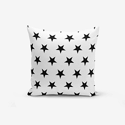 Black Stars pamutkeverék párnahuzat, 45 x 45 cm - Minimalist Cushion Covers