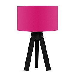Blackie asztali lámpa rózsaszín lámpaburával - Kate Louise