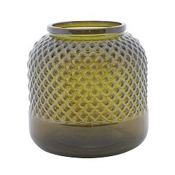 Bolt zöld újrahasznosított üveg váza, ⌀ 19 cm - Mauro Ferretti