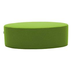 Bon-Bon Felt Melange Green zöld puff, hosszúság 100 cm - Softline