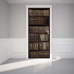 Bookshelf öntapadós matrica ajtóra - Ambiance