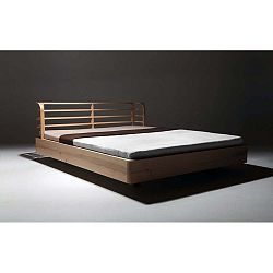 Bow viaszkezelt tölgyfa ágy, 120 x 200 cm - Mazzivo