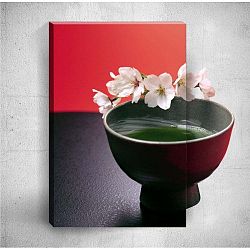 Bowl With Flowers 3D fali kép, 40 x 60 cm - Mosticx